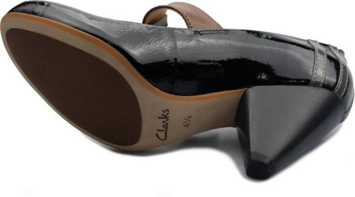 Clarks Elegante Patentleren Damesschoenen Black Dames