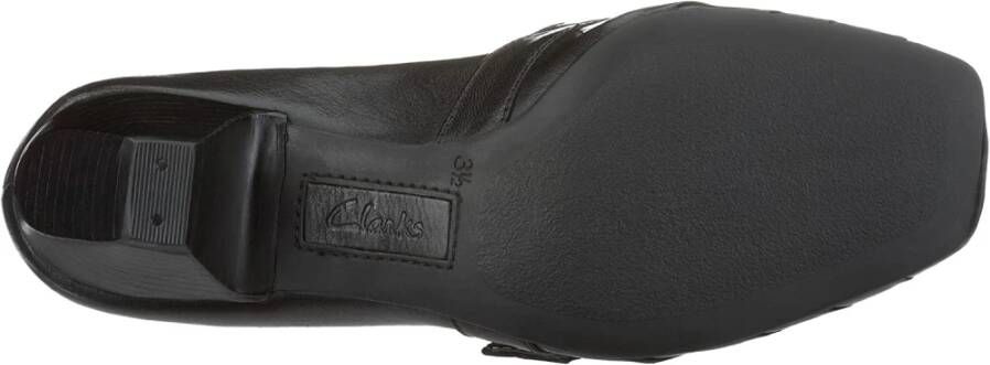 Clarks Elegante Rode Damesschoen Black Dames