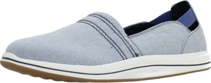 Clarks Stijlvolle Espadrilles voor Vrouwen Blue Dames