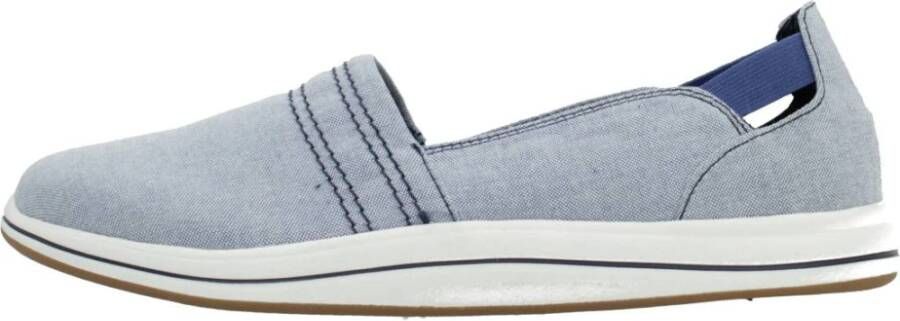 Clarks Stijlvolle Espadrilles voor Vrouwen Blue Dames