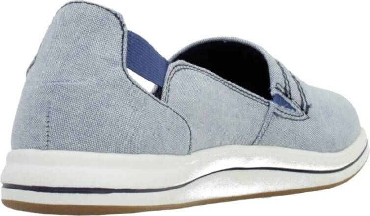 Clarks Stijlvolle Espadrilles voor Vrouwen Blue Dames