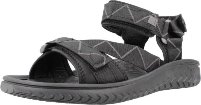 Clarks Casual Trail Flat Sandalen voor Mannen Black Heren