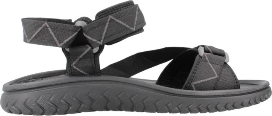 Clarks Casual Trail Flat Sandalen voor Mannen Black Heren