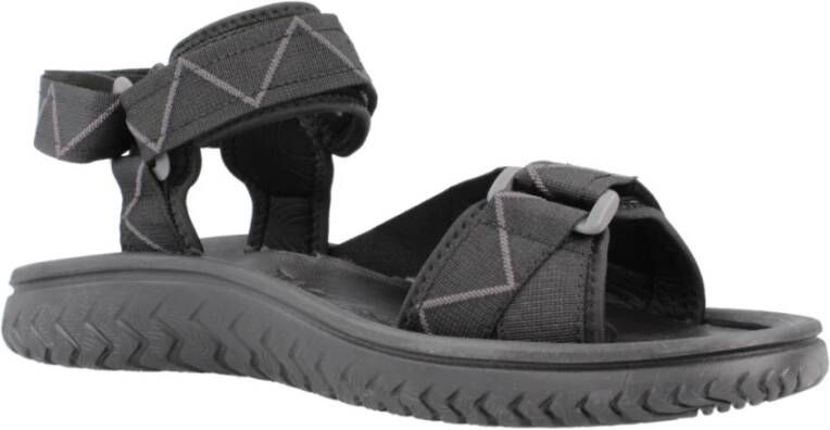 Clarks Casual Trail Flat Sandalen voor Mannen Black Heren