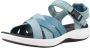 Clarks Comfortabele platte sandalen voor vrouwen Blue Dames - Thumbnail 2