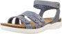 Clarks Stijlvolle Platte Sandalen voor Vrouwen Blue Dames - Thumbnail 2