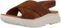 Clarks Camel Suède Dames Sandaal Dashlite Wish Brown Dames - Thumbnail 3