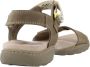 Clarks Stijlvolle platte sandalen voor vrouwen Green Dames - Thumbnail 3