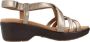 Clarks Stijlvolle Platte Sandalen voor Vrouwen Multicolor Dames - Thumbnail 4