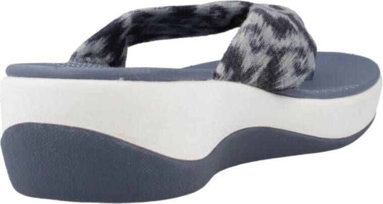 Clarks Stijlvolle Zomer Flip Flops Blue Dames