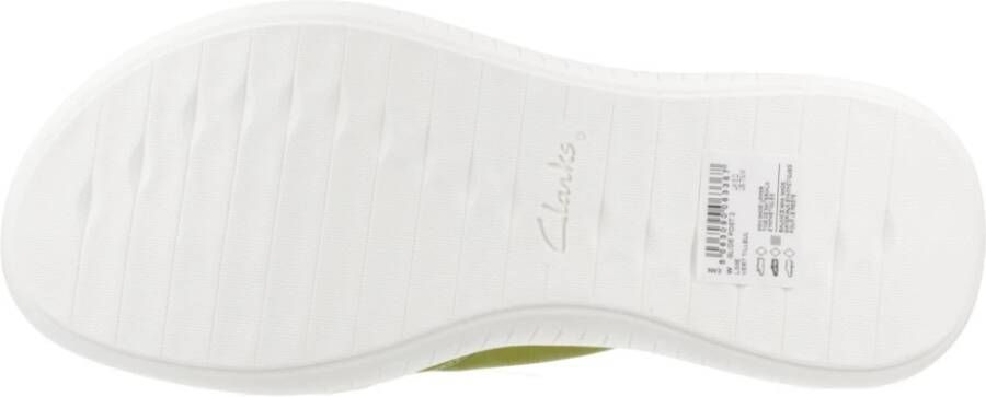 Clarks Stijlvolle Zomer Flip Flops Green Dames