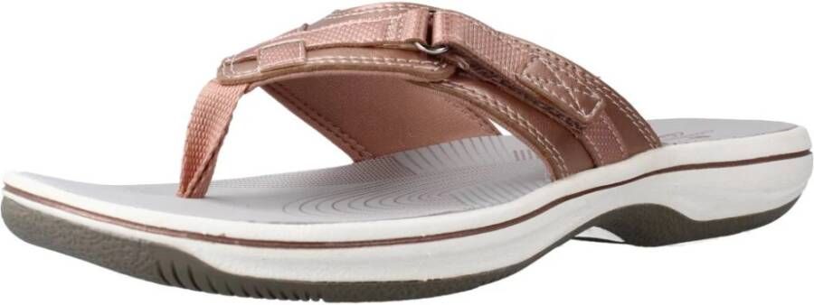 Clarks Stijlvolle Zomer Flip Flops Pink Dames