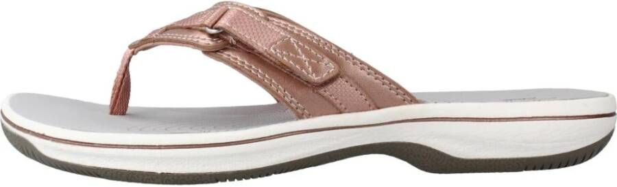 Clarks Stijlvolle Zomer Flip Flops Pink Dames