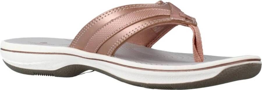 Clarks Stijlvolle Zomer Flip Flops Pink Dames