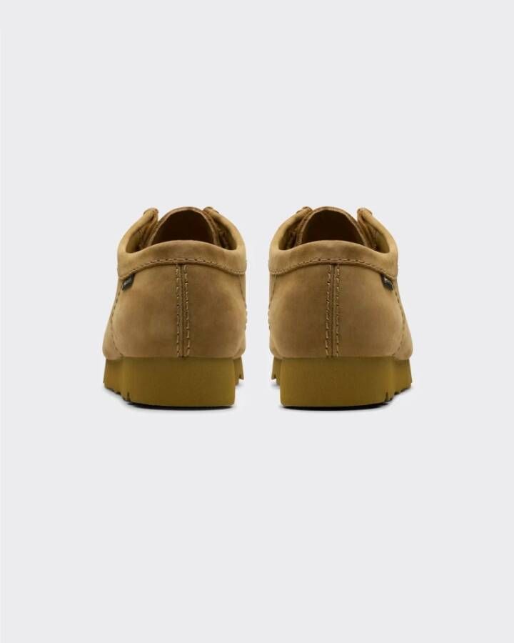 Clarks Gore-Tex Nubuk Wallabee Schoenen Beige Heren