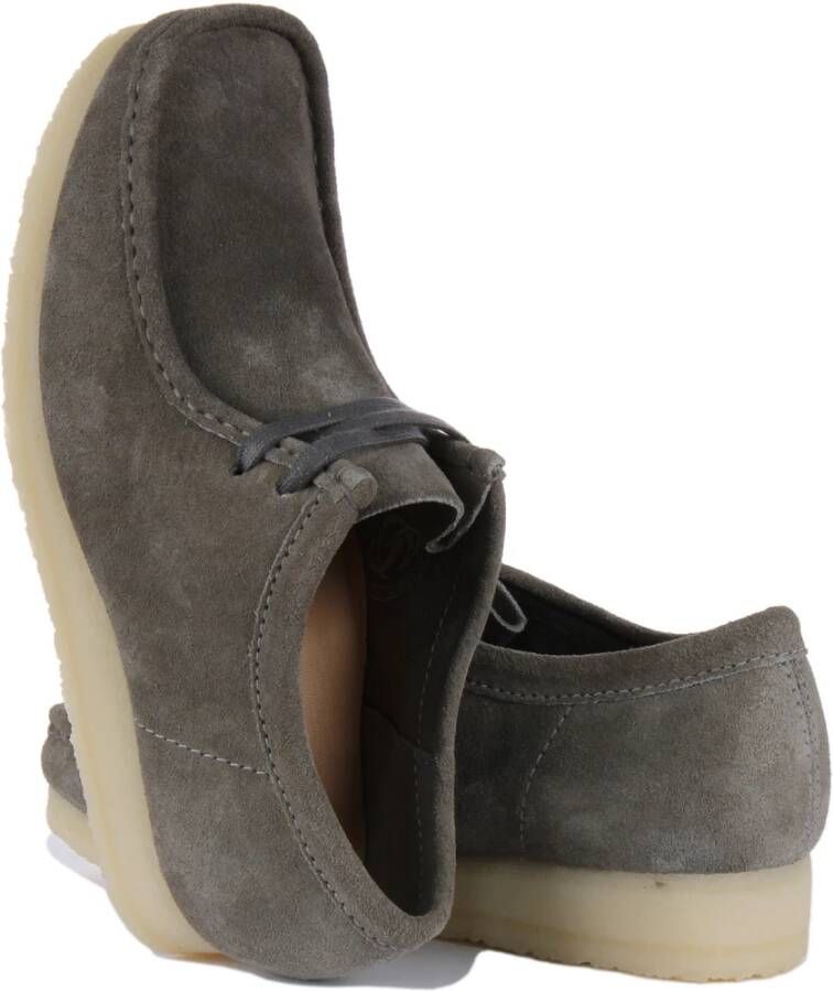 Clarks Grijze Wallabee Herenschoenen Gray Heren