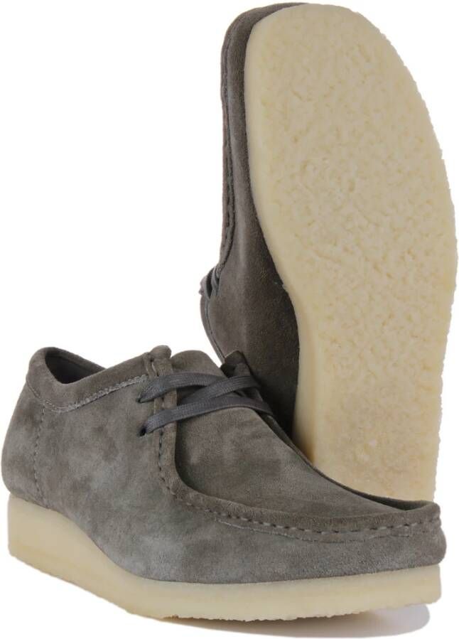 Clarks Grijze Wallabee Herenschoenen Gray Heren