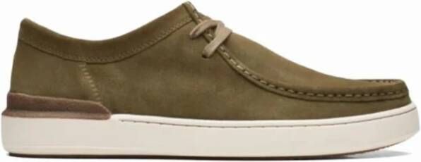 Clarks Groene Olijf Wallabee Stijl Sneaker Green Heren