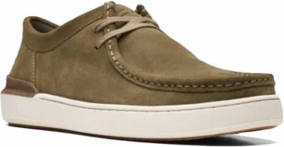 Clarks Groene Olijf Wallabee Stijl Sneaker Green Heren