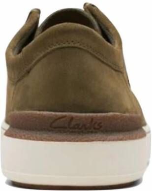 Clarks Groene Olijf Wallabee Stijl Sneaker Green Heren