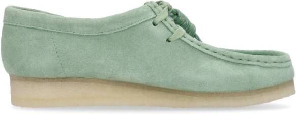 Clarks Groene Wallabee Moccasin Schoen Green Dames