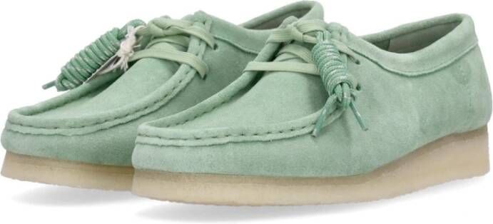 Clarks Groene Wallabee Moccasin Schoen Green Dames