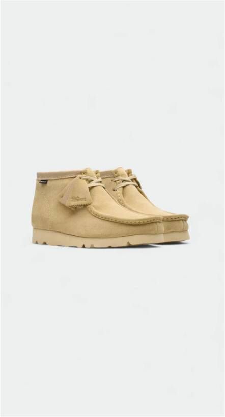 Clarks GTX Wallabee Boot in Maple Beige Heren