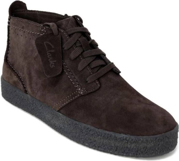 Clarks Heren Leren Veterschoenen Brown Heren