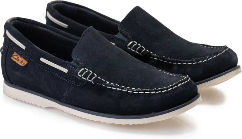 Clarks Heren Loafers Noonan Step Blue Heren