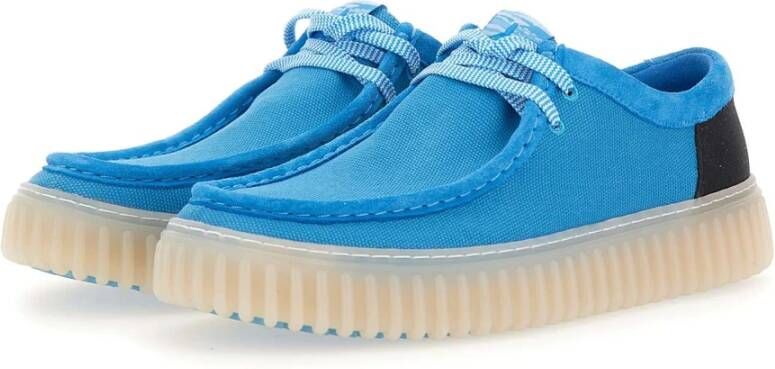 Clarks Heren Veterschoen Sneakers Blue Heren