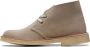 Clarks Klassieke Desert Boot Beige Heren - Thumbnail 4