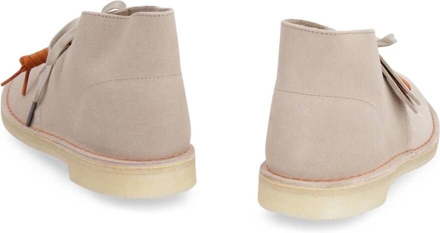 Clarks Klassieke Suede Desert Boots Beige Heren