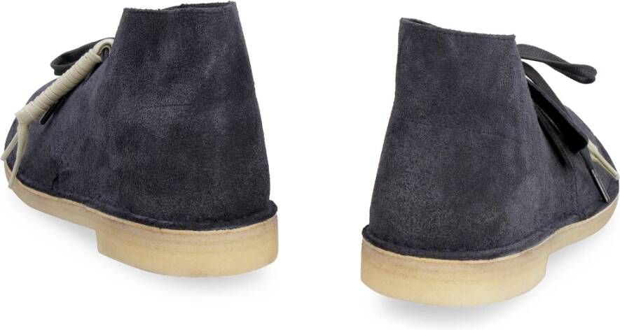 Clarks Klassieke Suede Desert Boots Blue Heren