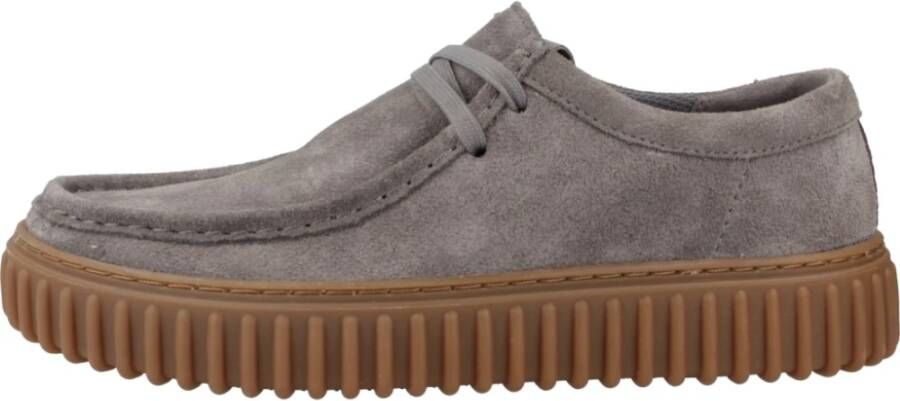 Clarks Klassieke Veterschoenen Torhill Lo Gray Heren