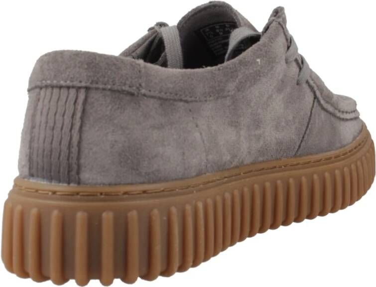 Clarks Klassieke Veterschoenen Torhill Lo Gray Heren