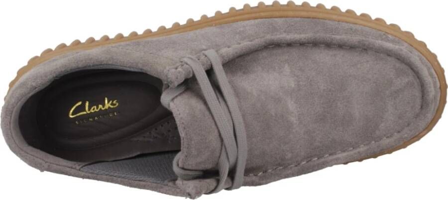 Clarks Klassieke Veterschoenen Torhill Lo Gray Heren