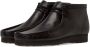 Clarks Klassieke Wallabee Laars Zwart Leer Black Heren - Thumbnail 2