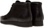 Clarks Klassieke Wallabee Laars Zwart Leer Black Heren - Thumbnail 3