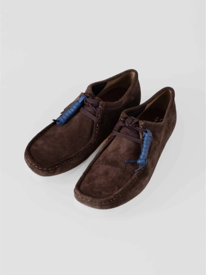 Clarks Klassieke Wallabee Moccasins in Bruin Suède Brown Heren