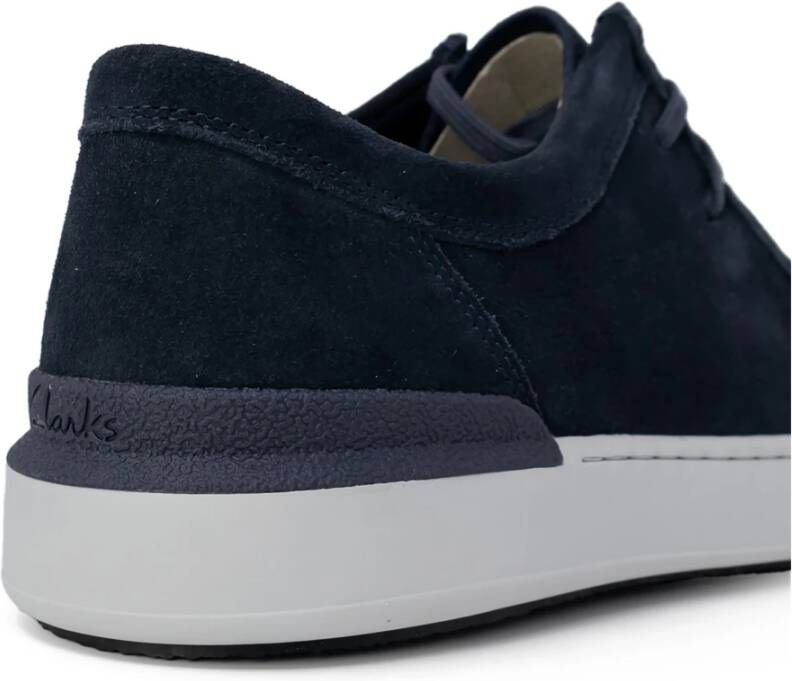 Clarks Laced Shoes Blue Heren