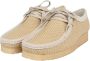 Clarks Originals Wallabee Beige Mesh Crepe Beige Heren - Thumbnail 9