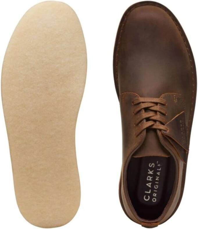 Clarks London Donkerbruin Laarzen Brown Heren