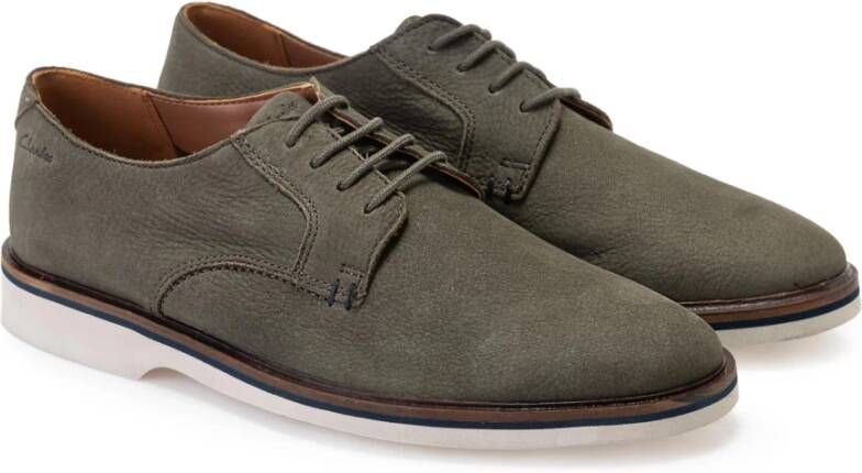 Clarks Malwood Plain Herenschoenen Green Heren