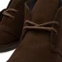 Clarks Marineblauw Suède Desert Boot Stijl Brown Heren - Thumbnail 3