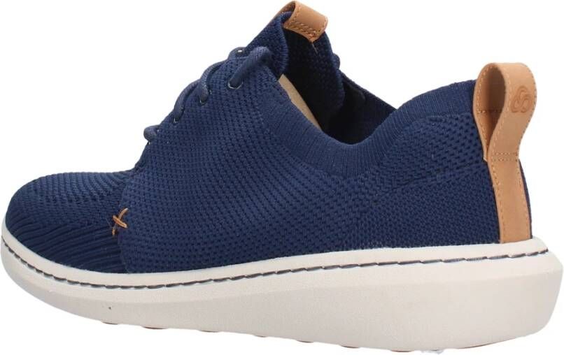 Clarks Moderne Ademende Sneaker Blue Heren