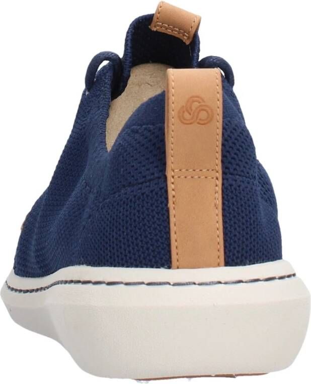 Clarks Moderne Ademende Sneaker Blue Heren