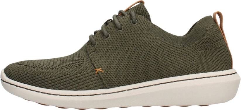 Clarks Moderne Ademende Sneaker Green Heren