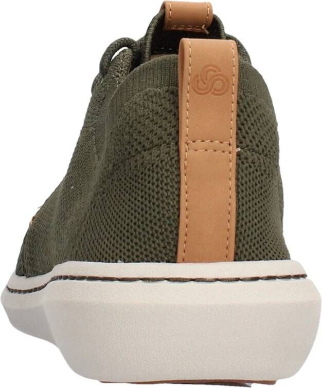 Clarks Moderne Ademende Sneaker Green Heren