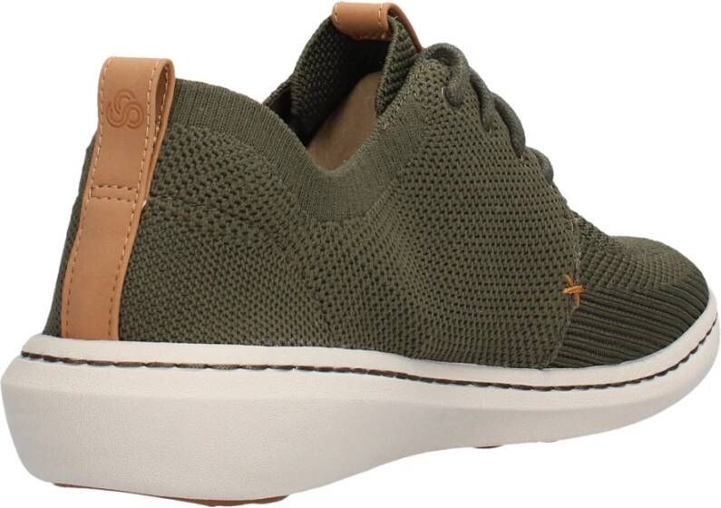 Clarks Moderne Ademende Sneaker Green Heren