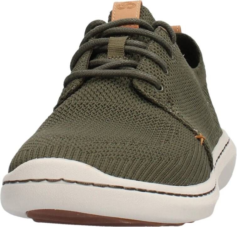 Clarks Moderne Ademende Sneaker Green Heren